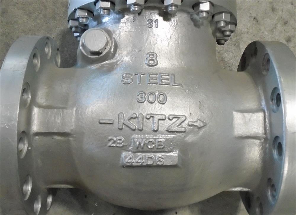 Kitz 8" 300# WCB Swing Check Valve 300SC0S-N